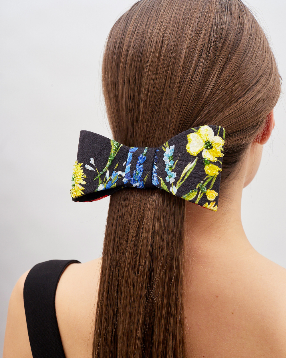 Бант-бабочка с декором