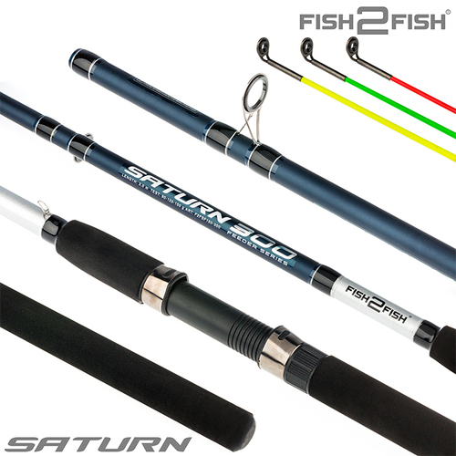 Удилище штекерное стекло фидерное 3 колена Fish2Fish Saturn Feeder (90-120-150) 3,9 м