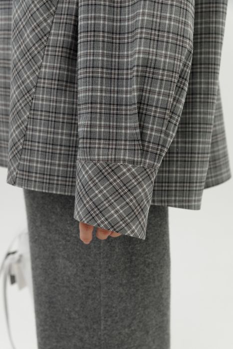 РУБАШКА ВИНСЕ СЕРАЯ КЛЕТКА