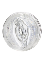 Прозрачный двусторонний мастурбатор Sophia - вагина и анус