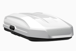 Автобокс на крышу LUX TAVR 197 (520 литров) серый глянцевый