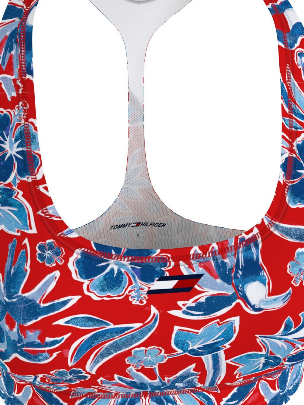Теннисный бюстгальтер Tommy Hilfiger Mid Intensity Floral AOP Bra - Multikolor