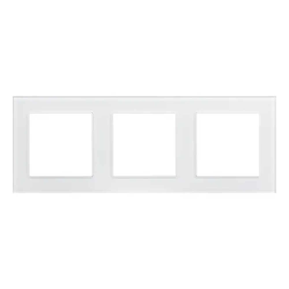Рамка стеклянная FRM-GLARE-GS-3-WH (Arlight, -) 043799