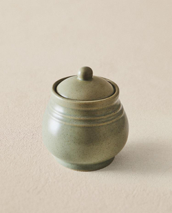 ZARA HOME САХАРНИЦА ИЗ КЕРАМИКИ, ЗЕЛЕНЫЙ