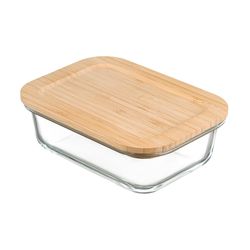 Контейнер для запекания и хранения Eco Store с крышкой из бамбука, 640 мл