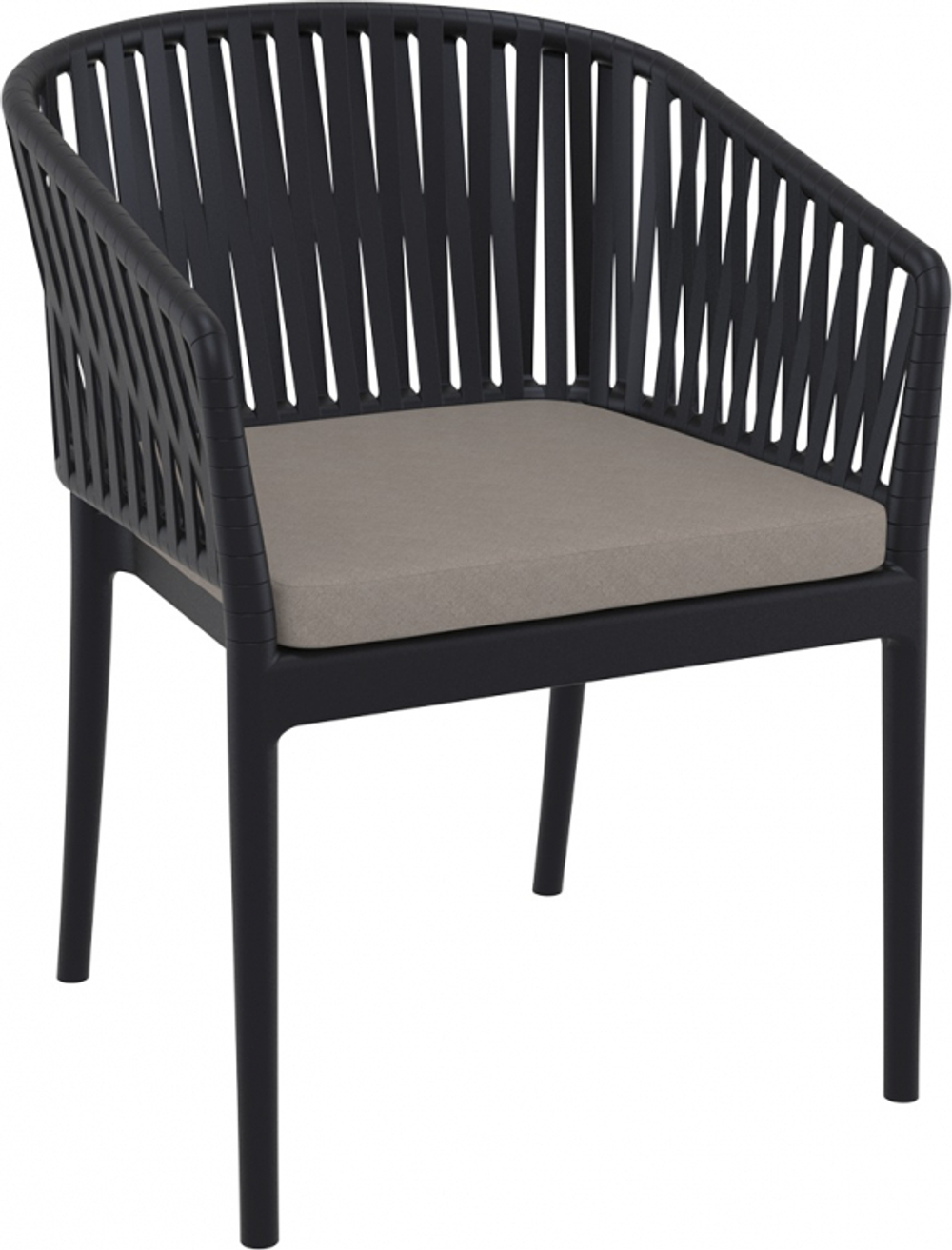 Кресло пластиковое с подушкой Portofino