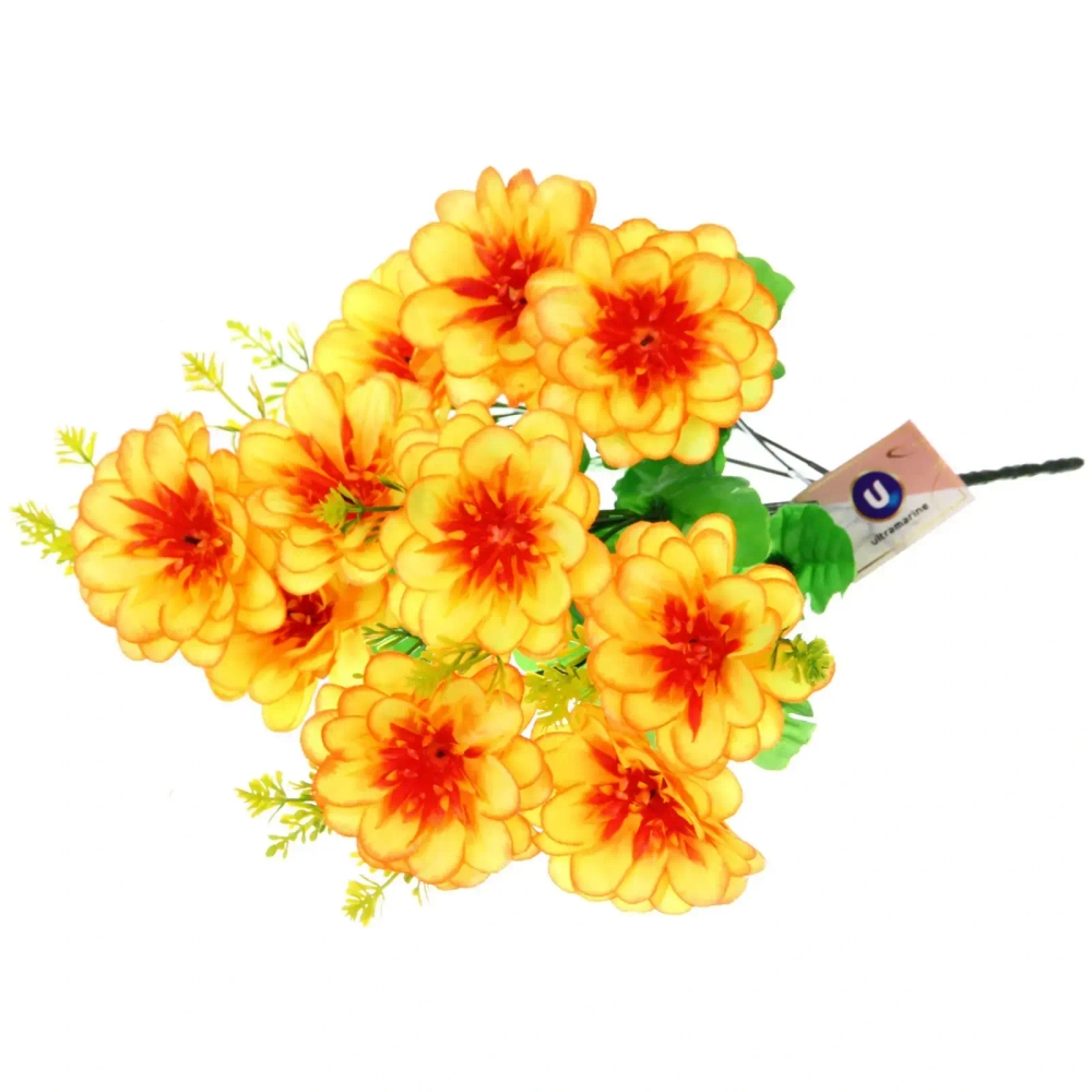 Искусственные цветы «Весеннее вдохновение» 40см 10 цветков оранжевый цвет