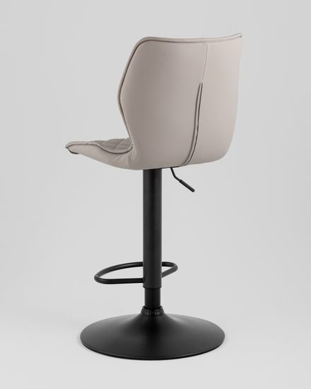 Стул барный Dome экокожа серый 2 шт