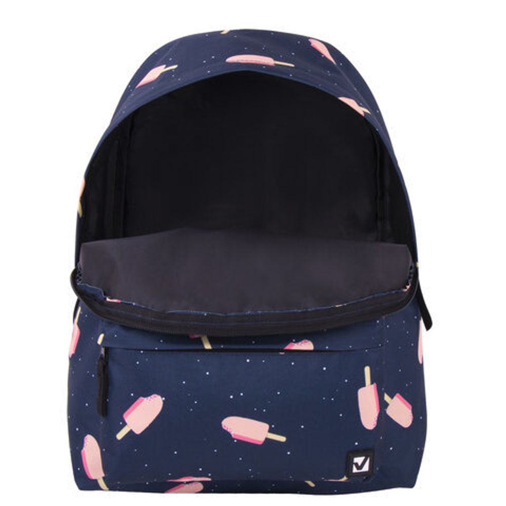 Рюкзак BRAUBERG, универсальный, сити-формат, Мороженое, 20 литров, 41х32х14 см, 228858