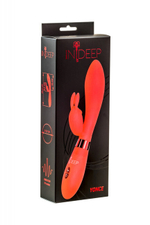 Вибратора Yonce с двойной стимуляцией, 10 режимов вибрации (Цвет: Красный)