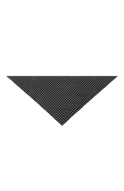 Косынка из шелка в горошек