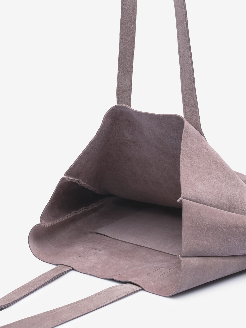 сумка шоппер капучино замша