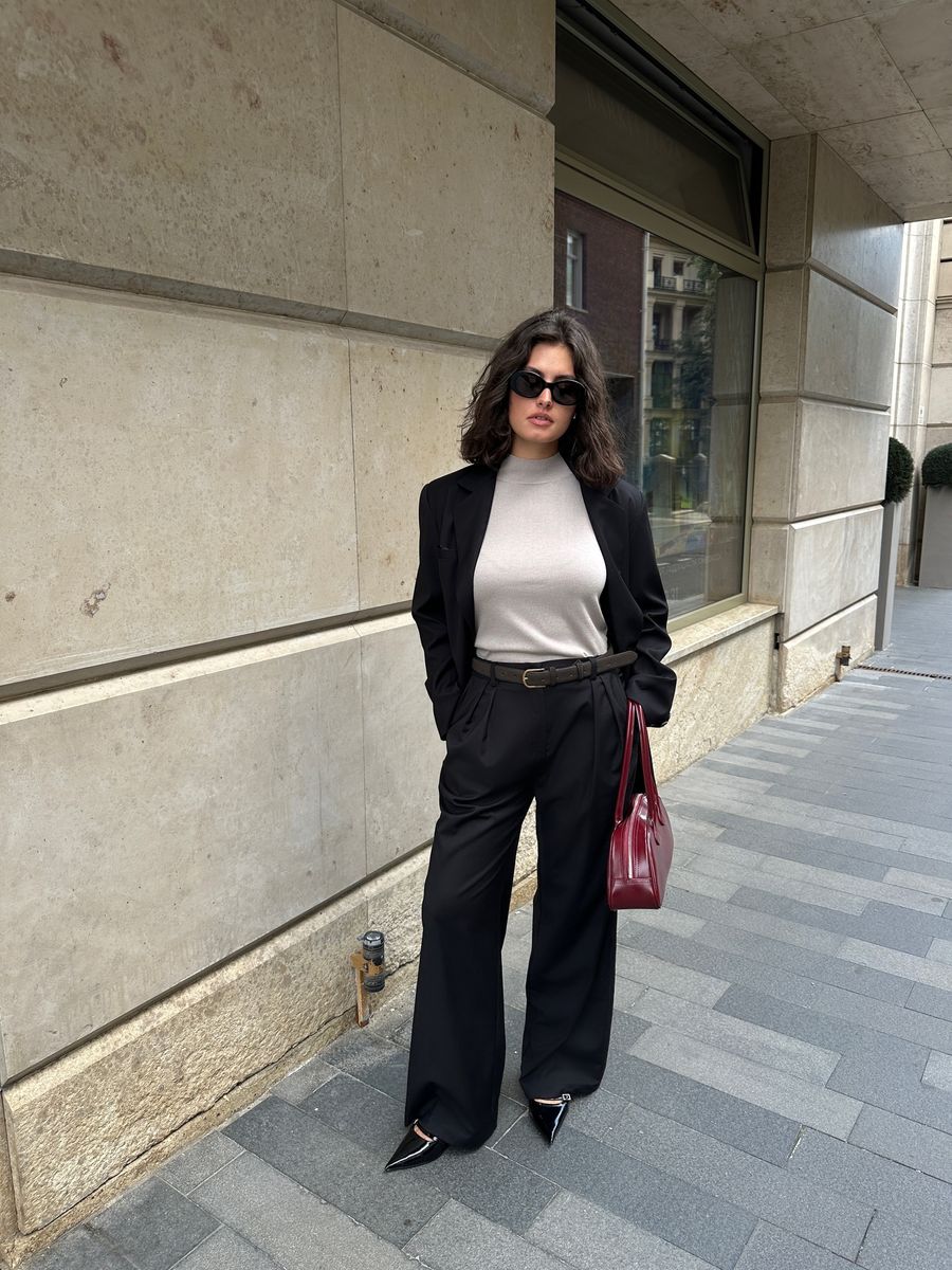 Джемпер из вискозы с шерстью с коротким рукавом серо-бежевый