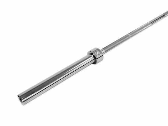 Гриф олимпийский прямой хромированный 86" до 226 кг REBEL (без замков)