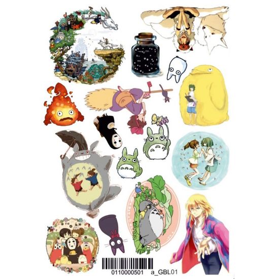 Наклейка А5 a Ghibli  01