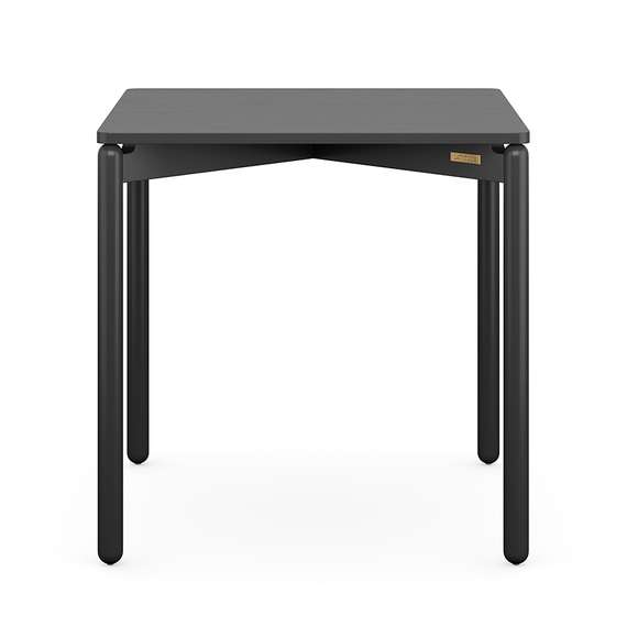 Стол обеденный Saga, 75х75 см, темно-серый