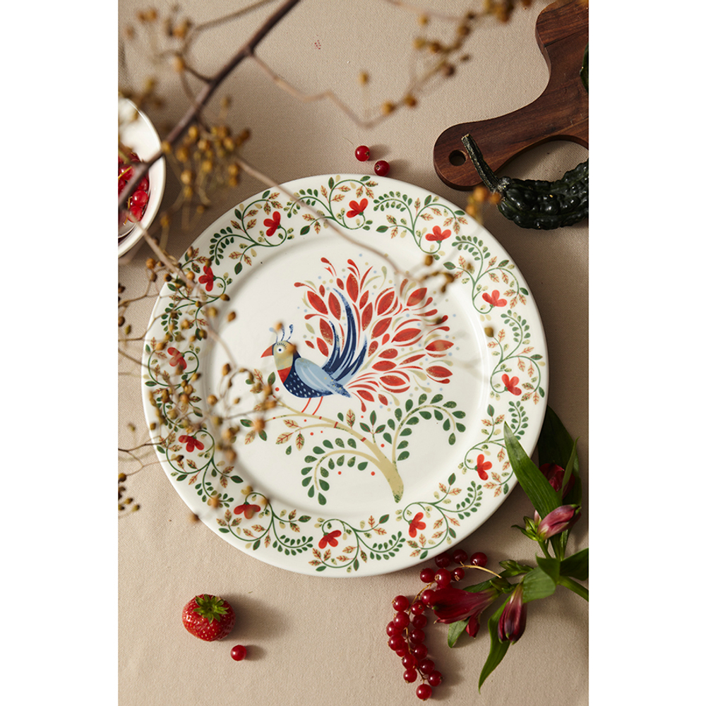 Тарелка fantail bird из коллекции birds of paradise, D28 см