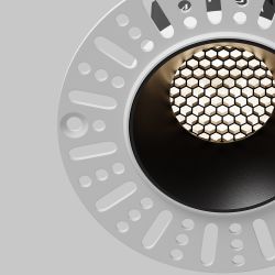 Светильник встраиваемый светодиодный Maytoni   DL119-10W-4K-TRS-B