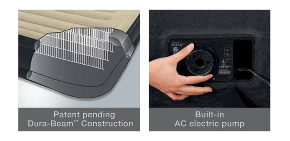 Надувная кровать Intex Premium comfort 152х203х(33)41см.
