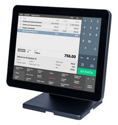 Сенсорный моноблок POScenter Atlas (15", PCAP, J4125, RAM 4Gb, SSD M2 128Gb, без MSR) без ОС