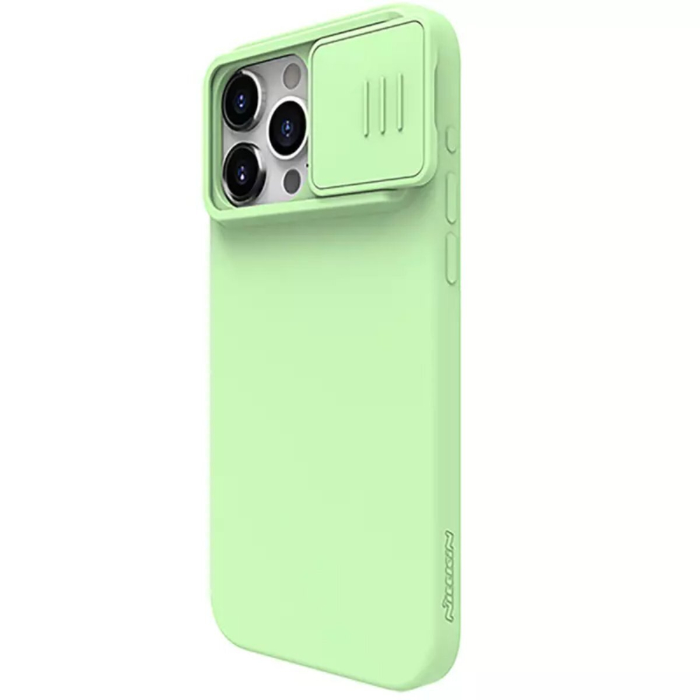 Накладка Nillkin CamShield Silky Silicone Case для iPhone 15 Pro Max