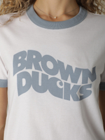 Женская Футболка Brown Ducks Ringer