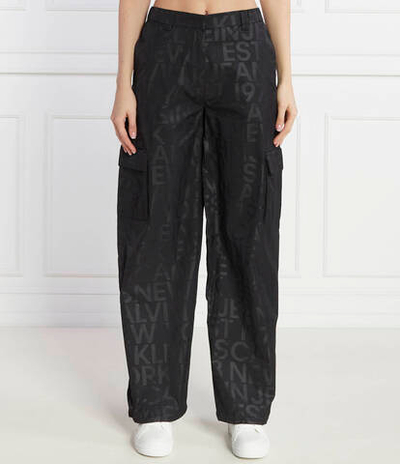 Брюки карго CALVIN KLEIN JEANS - черный(J20J222596)