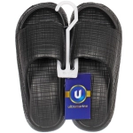 Шлепанцы мужские «AZHUR», цвет черный, р-р 44-45