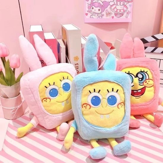 Мягкая игрушка Губка, 23см, голубой