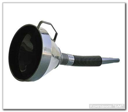 Воронка пласт. гофр. шланг БМ