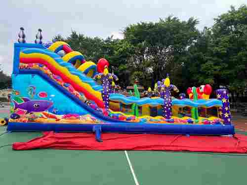 Коммерческий надувной батут «Мега риф», 12*6*6 м