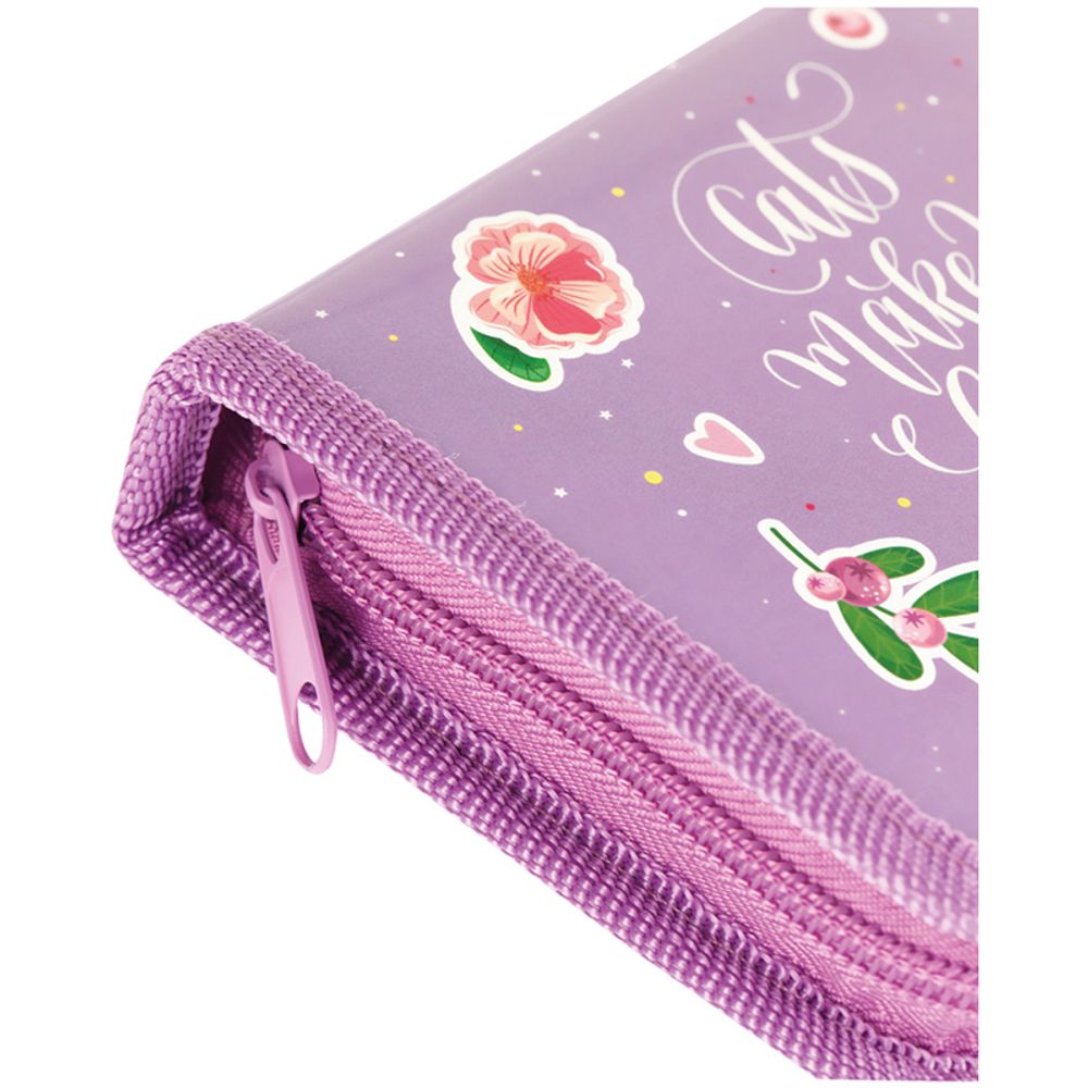 Пенал 1 отделение, 190*110 ArtSpace "Cute Cat", ламинированный картон