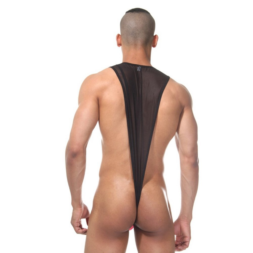 Манкини черное с голубой вставкой LaBlinque LB15211