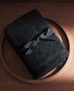 ZARA HOME (НАБОР ИЗ 3 ШТ.) ПОЛОТЕНЦЕ ИЗ ВЫСОКОКАЧЕСТВЕННОГО ХЛОПКА, СИНИЙ