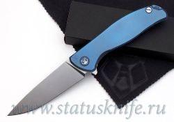 Нож Широгоров Флиппер 95 S30V синее анодированиефотография - 1