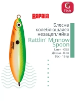 Блесна колебалка Rattlin' Minnow Spoon /PEL