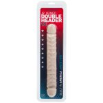 Фаллоимитатор двухсторонний Jr. Veined Double Header 12 - 30,5 см. (Цвет: телесный)