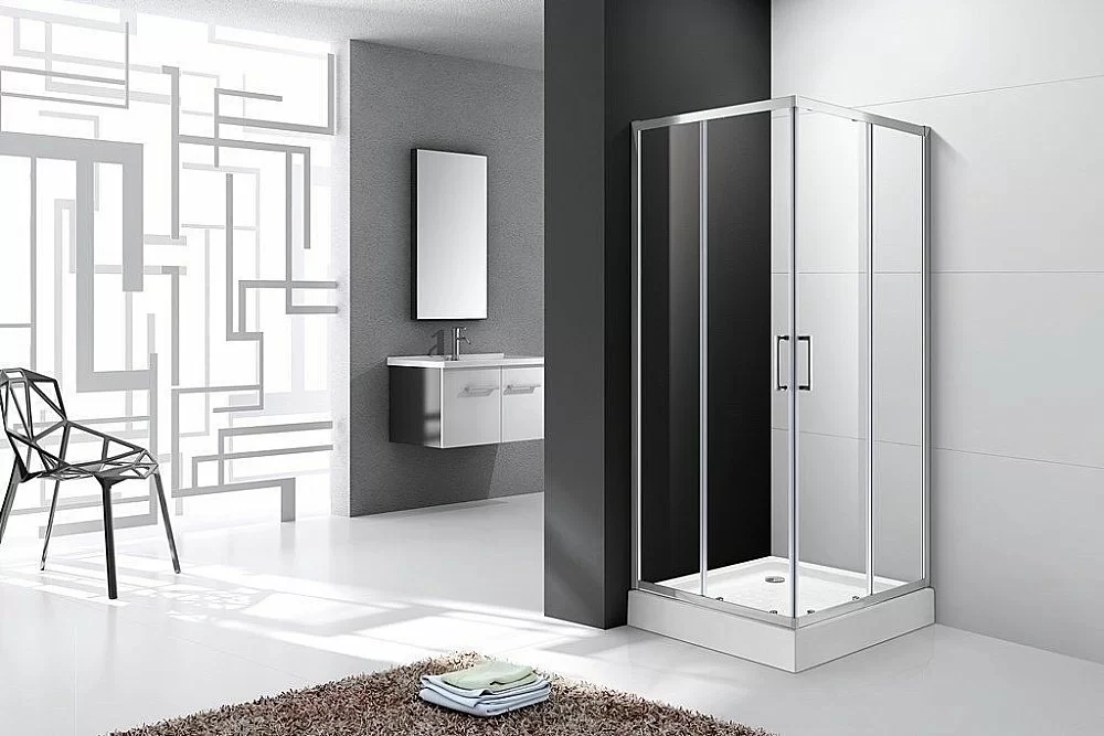 Душевой уголок Cezares Molveno 80x80 MOLVENO-A-2-80-C-Cr-IV стекло прозрачное/профиль хром