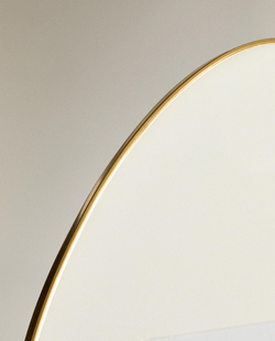 Zara Home Фоторамка из стекла, цвет золотой, 26.7 см