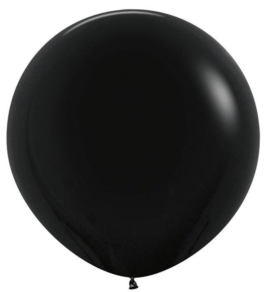 Шар 24&quot; Черный, Пастель / Black 080 Sp
