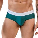 Мужские трусы брифы зеленые Clever Moda LECLER CLASSIC BRIEF 186310
