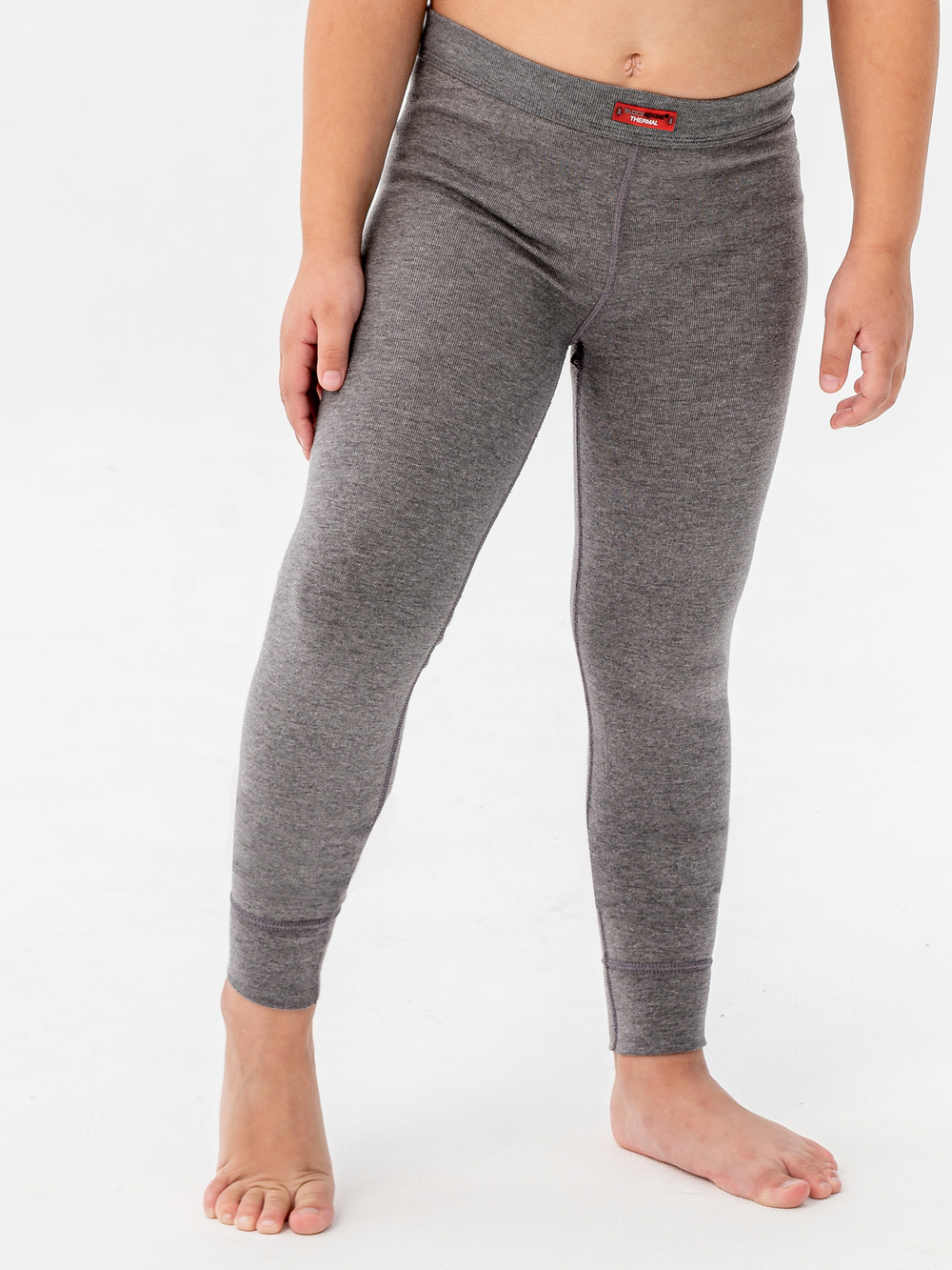 Кальсоны детские термо серый меланж