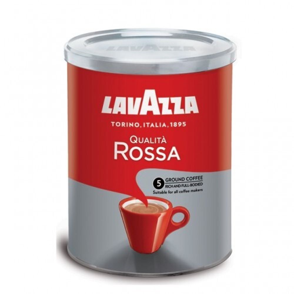 Lavazza Qualita Rossa, молотый, ж/б, 250 гр.