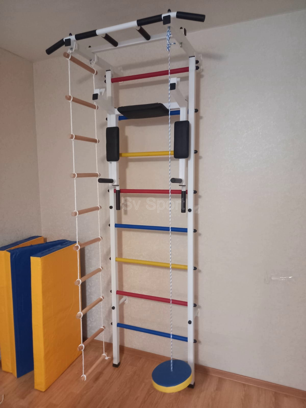 Монтаж шведской стенки Sv Sport в бетонные, кирпичные стены