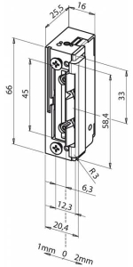 Электрозащелка effeff 118F.14