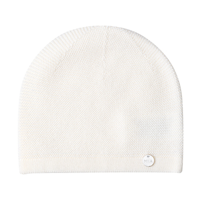 Шапочка из мериносовой шерсти (Молочный)