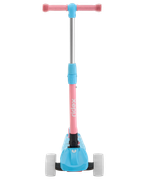Самокат детский 3-х колесный RIDEX Juicy R, 120/80 мм, голубой/розовый