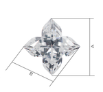 Лабораторно-выращенный бриллиант лилия (пара) 1.458 ct