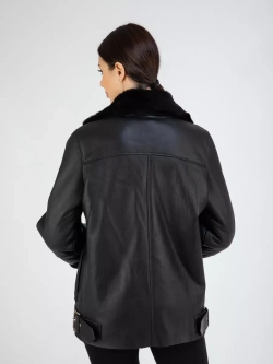 Дубленка авиатор натуральная зимняя