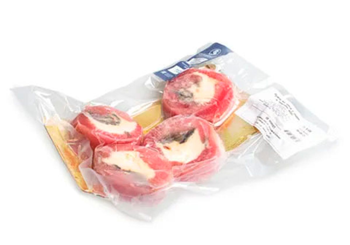 Рулеты из тунца с сыром и томатами~400г